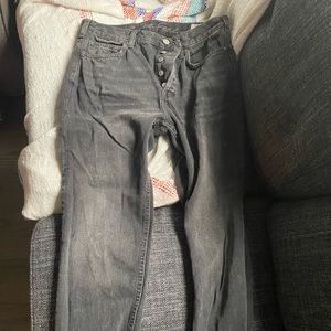 Free People Midrise black Jeans